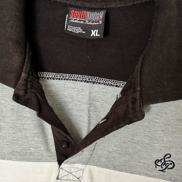 4/$10 South Pole Men’s Short Sleeve Polo Style Shirt Size XL - Picture 2 of 2